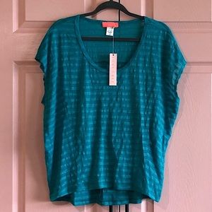 ⚡️NWT⚡️Soul Cake Turquoise Women’s Shirt - Large